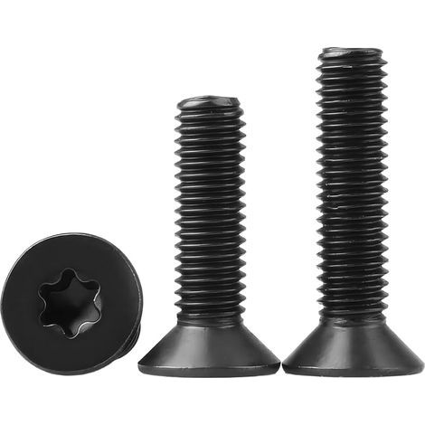 50 Stück Senkkopfschrauben, M4 x 16 mm Torx-Kopf, Kohlenstoffstahl 10.9, Maschinenschrauben (1/5)