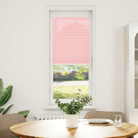 Maison Exclusive - Tenda Plissettata Rosa 40x100 cm Larghezza Tessuto 39,4 cm