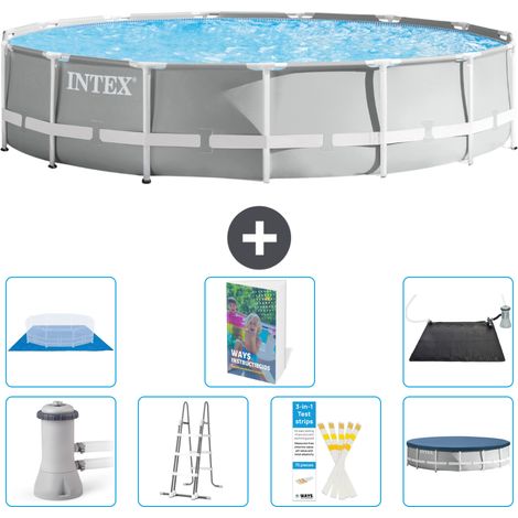 Prism Frame Pool Rund - 457x107 cm - 8-teilig S562