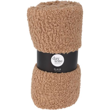Kuschelige Bouclé-Decke TEDDY, 150 x 120 cm