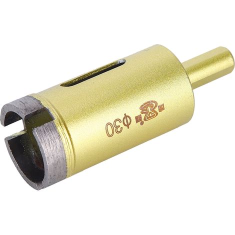 Foret carotteuse diamant pour céramique dure, marbre, verre et pierre - Scie cloche 30mm (1/5)
