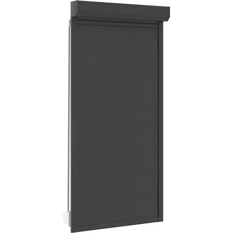 Vidaxl – Store roulant manuel anthracite 100 x 210 cm – Aluminium et polyuréthane – Système à commande manuelle – Usage intérieur et extérieur