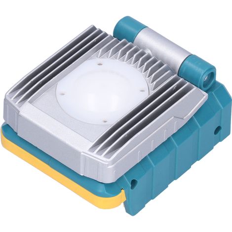 Lampe de chantier LED 10W à batterie lithium, éclairage d'atelier pour maintenance auto, compatible 14-18V, baladeuse puissante pour garage et réparations. (1/5)