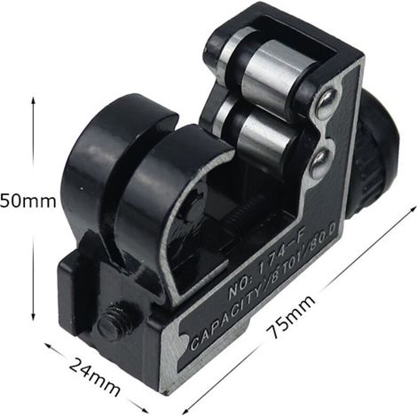 Mini Coupe-Tube (3-28mm), Machine de Découpe pour Tubes/Tuyaux en Cuivre, de Laiton, PVC, Plastique et Aluminium, Convient pour la maison et les petites réparations (1/3)