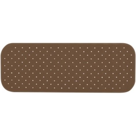 Tapis Fond de baignoire antidérapant Caoutchouc CLASS 36x97cm Chocolat MSV