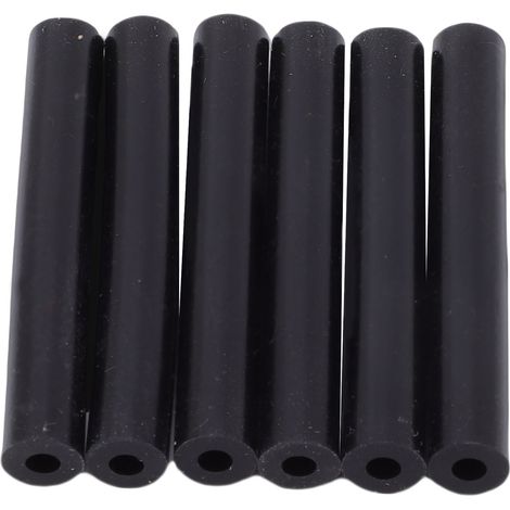 Kit di riparazione per aletta parasole, tubi in gomma nera, ricambio resistente per aletta parasole per Jeep Wrangler JK JKU 07-18, 6 pezzi. (1/5)