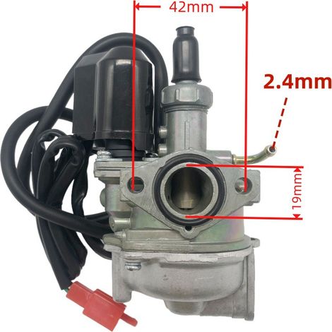 Carburetor suitable for Honda DIO50 90 19 mm AF17/18/27/28 SA50 SK50 404-084 scooters, fuel parts, high-precision throttle body assembly.--DTEKGAZ