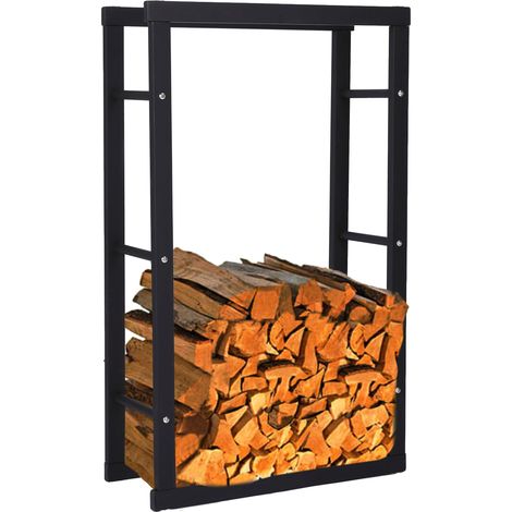 Zelsius Kaminholzregal  40 x 25 x 100 cm  Brennholzregal für Innen und Außen (1/5)