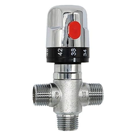 Thermostat-Mischbatterie für Dusche, 2 Chrom (1/5)