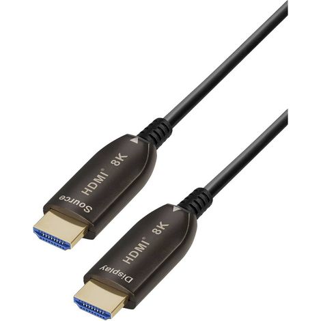 Câble de raccordement Maxtrack HDMI Fiche mâle HDMI-A, Fiche mâle HDMI-A 10.00 m noir C 507-10 ML 8K UHD Câble HDMI (1/3)