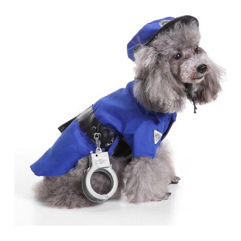 Vêtements pour animaux, vêtements pour chiens, déguisements d'Halloween, costumes de police, taille XL (1/5)