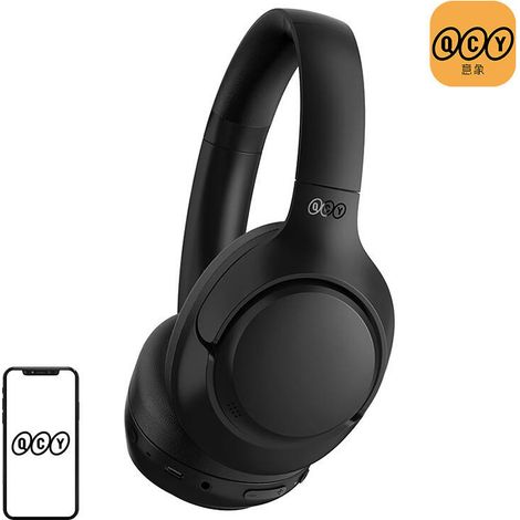 Auriculares inalámbricos supraaurales Bluetooth H3 ANC - Negro (1/5)