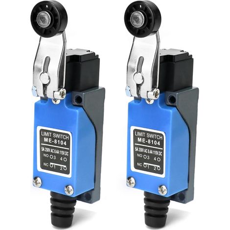 Interrupteur de fin de course à levier à galet ME-8104 10A 250VAC, 2Pcs (1/5)