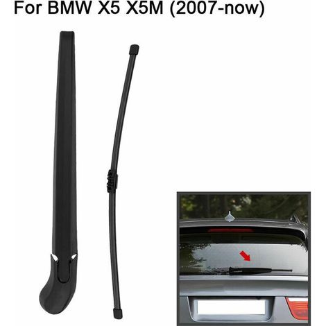 Ensemble complet de bras et de balais d'essuie-glace arrière pour BMW E70 X5 X5M (1/4)