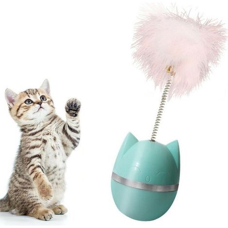Jouet interactif pour chats Balle, Jouet pour chats, pour l'intérieur, Avec plumes
