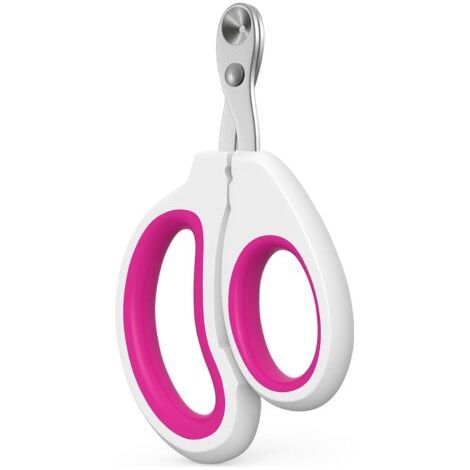 Set mit 2 Krallenscheren, speziell für Katzen entwickelt. Auch geeignet für Vögel, Hamster, Kaninchen, Igel, Frettchen, Meerschweinchen und andere Kleintiere. Farbe: Rosarot.