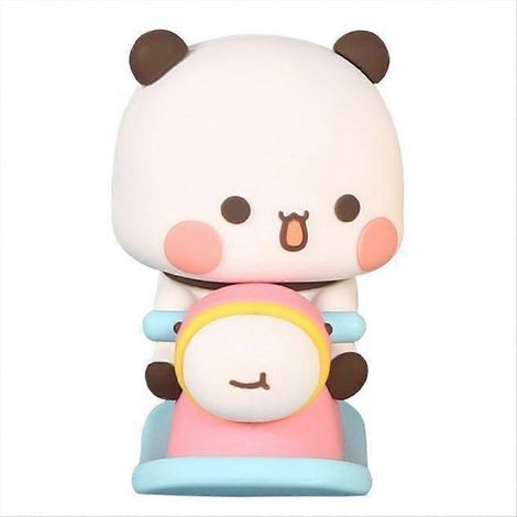 Statuette de panda mignon, décoration de bureau, ornement de table, décoration de voiture mignonne (1/5)
