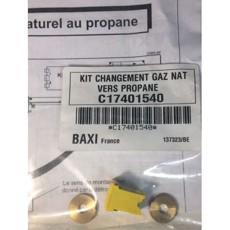 BAXI C17401540 Kit di conversione da gas naturale a propano
