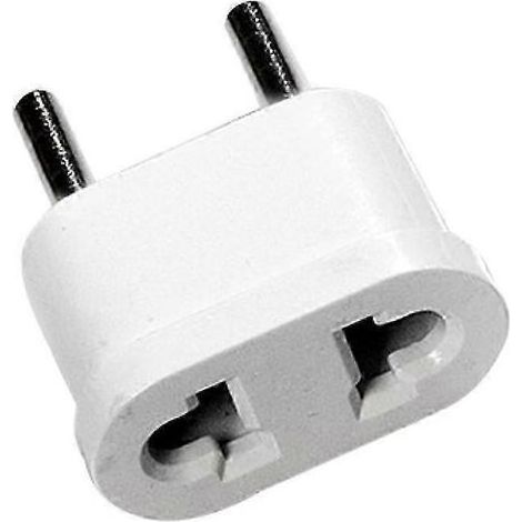 Adaptateur de Voyage Prise US vers EU - Convertisseur de Fiche pour Europe (1/3)