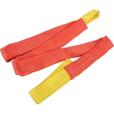 Sangle de levage multicouche en polyester haute résistance de 3 tonnes, élingue sans fin (1/5)