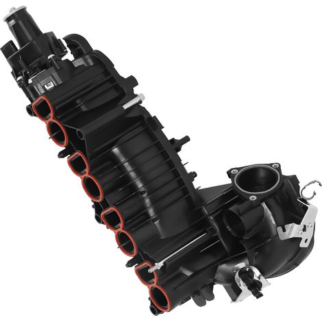 Maxpeedingrods – Collecteur admission avec actionneur pour BMW 1 3 E60 E61 E87 X1 520d 2.0 – Haute résistance et durabilité – Résistance à la chaleur