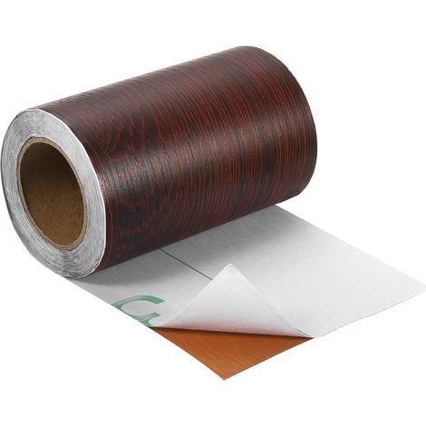 Ruban adhésif imitation bois Sourcing Map, 10 cm x m, pour la réparation de plinthes, portes,