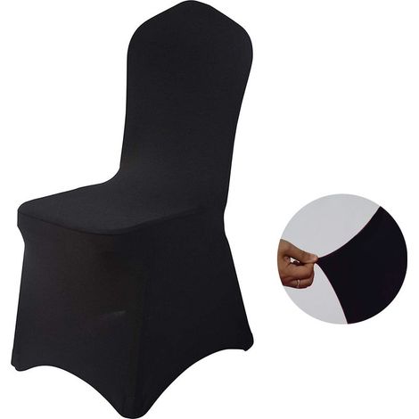 Housse de chaise élastique épaisse, idéale pour les banquets et les célébrations. (1/5)