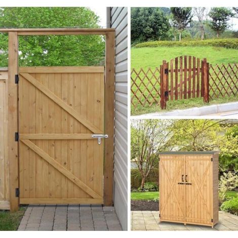 Charnière porte inox réglable 70x40x1,3mm - 4, 24vis 12×5mm bois jardin extérieur robuste - Noir Aucuneary (1/5)