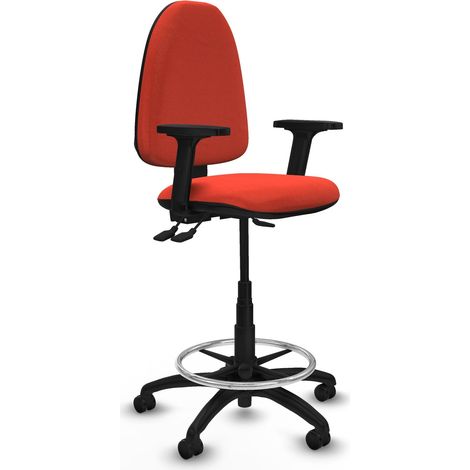 Piqueras y Crespo B2D01RF Chaise de Bureau Orange Foncé