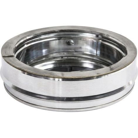 MAKA Tappo Scarico Condensa Canna Fumaria Doppia Parete 50 Inox Ø 200 mm (esterno 300) (1/5)