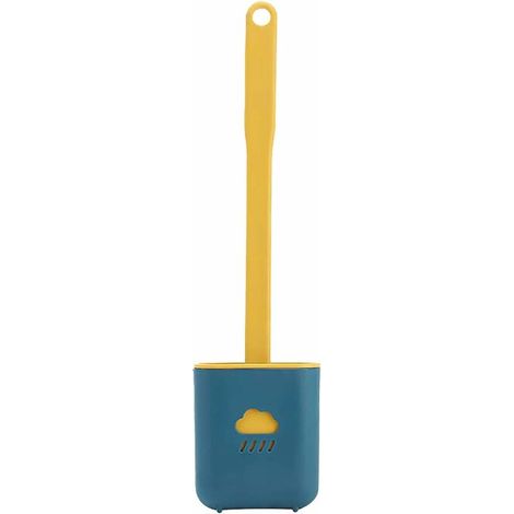 Flat Toilet Brush Antibacterial Silicone Toilet Brush Set Toilet Brush And Holder Quick Dry Silicone Toilet Brush Hanging Silicone Toilet Brush Toilet Brush Set (1/5)