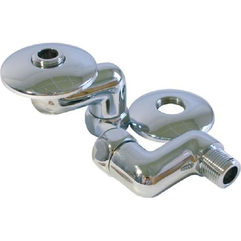Raccord contre coudé 32 mm à écrou tournant - Ø : M1/2'' - M3/4''- réf : 27318 - Sanitaire-distribution