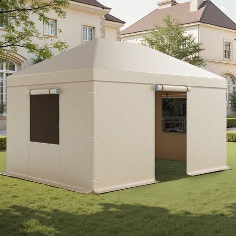 Housse de Gazebo Hiver - 3 - 1x4 - 4 m Couverture de Gazebo Toit (1/5)