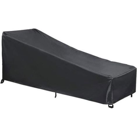 Housse De Transat - Tissu Oxford - Imperméable - Pour Jardin Extérieur - 200 X 68 X 40 Cm - 1 Pièce (1/4)