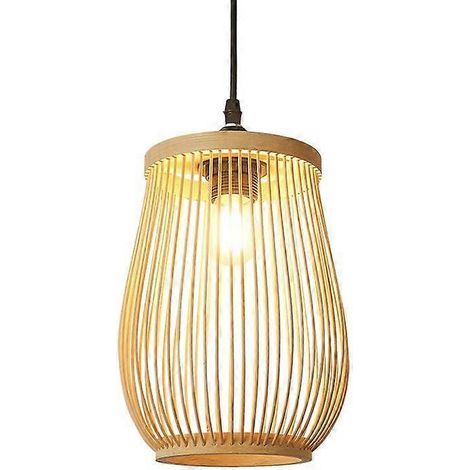 Bamboo art bamboo hanging lanterns restaurant bamboo lights Zen meditation single head tea room balcony, homestay hotpot restaurant lights (1/4)