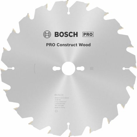 Bosch PRO Construct Wood Kreissägeblatt, 300 x 3,2 x 30 mm, T20 (1/5)
