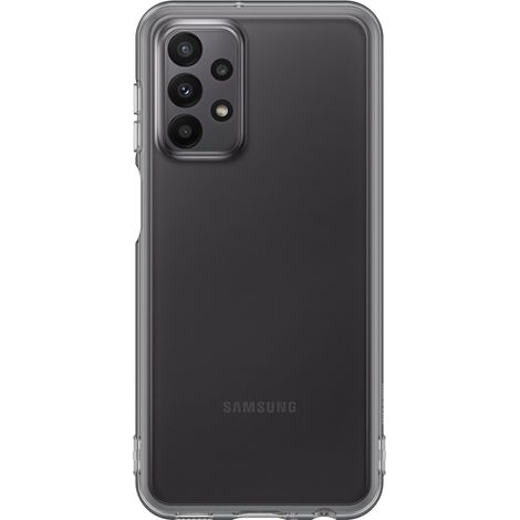 Samsung Galaxy A23 5G Soft Clear Cover Stoßfest, Schwarz (1/4)