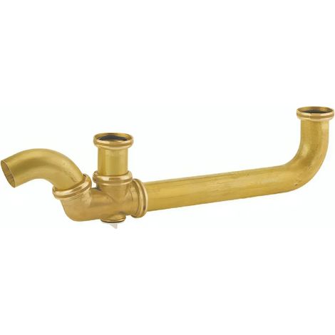 Doppio tubo 1007, interasse 300mm, rame ottone