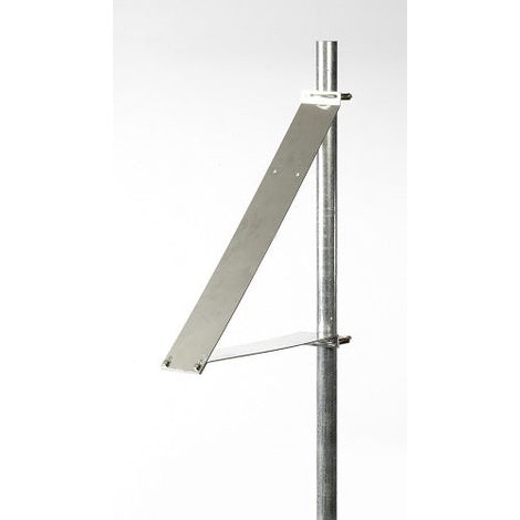 Support pour panneau solaire pour fixation murale – Inclinaison 50° – Supporte 1 panneau jusqu'à 70 cm et 10 kg – FKA10