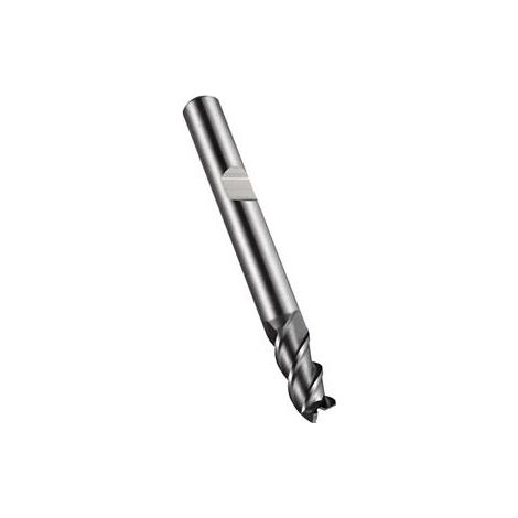 Fraise à tige C907 DIN 844 K D.6mm Lame-L.13mm HSS-E-PM ALCRONA 45 degrés Z.3 (1/4)