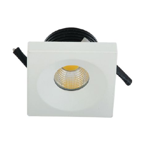Mini spot LED encastrable carré EVA-4 3W 6500K (1/3)