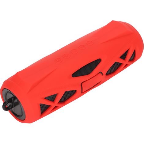 Enceinte Bluetooth sans fil portable et étanche pour l'extérieur, son surround 360°, double appairage, alimentation mobile, rouge (1/5)