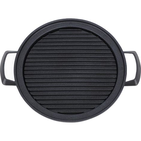 Grill Hibachi japonais en alliage d'aluminium, style japonais, grill de table, petit grill à charbon portable, grand grill rond (1/5)