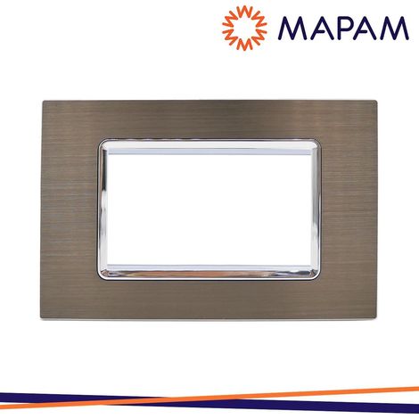 PLACCA ALLUMINIO T3-JOY M5004LL-5 4P TESTA DI MORO