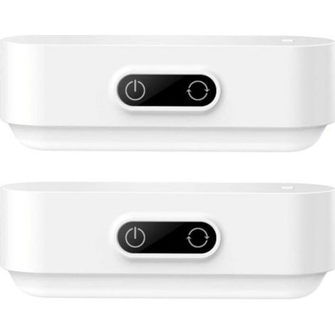Lot de 2 lampes tactiles 3 W - 5 couleurs réglables - Intensité variable - Batterie intégrée de 2000 mAh rechargeable (1/4)