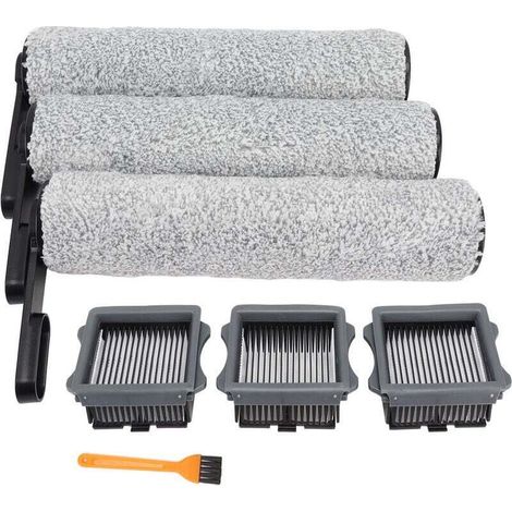 Pièces de Rechange pour Aspirateur Tineco S5 Brosse à Rouleau Filtre à Particules Haute efficacité avec Brosse de Nettoyage (1/4)