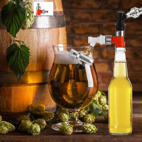 Anschlüsse für selbstgemachten Wein, Mineralwasser, kohlensäurehaltige Getränke, T-Stücke für Bierfässer, Adapter für Gärtanks (1/5)