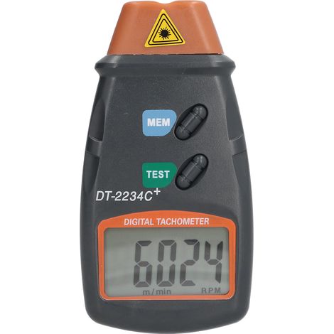 Tachymètre laser numérique DT2234C+ - Compteur de vitesse sans contact haute précision pour tour à moteur (1/5)