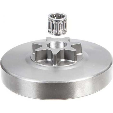 Pignon pour tronçonneuse Echo 3/8". 7 dents. Hauteur cloche 13,8 mm (1/5)