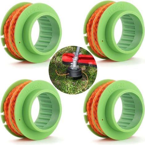 AS1300 Trimmer Spools, Compatible with EGO ST1500 and ST1500-S, Double Twisted Line, Automatic Feed (1/5)